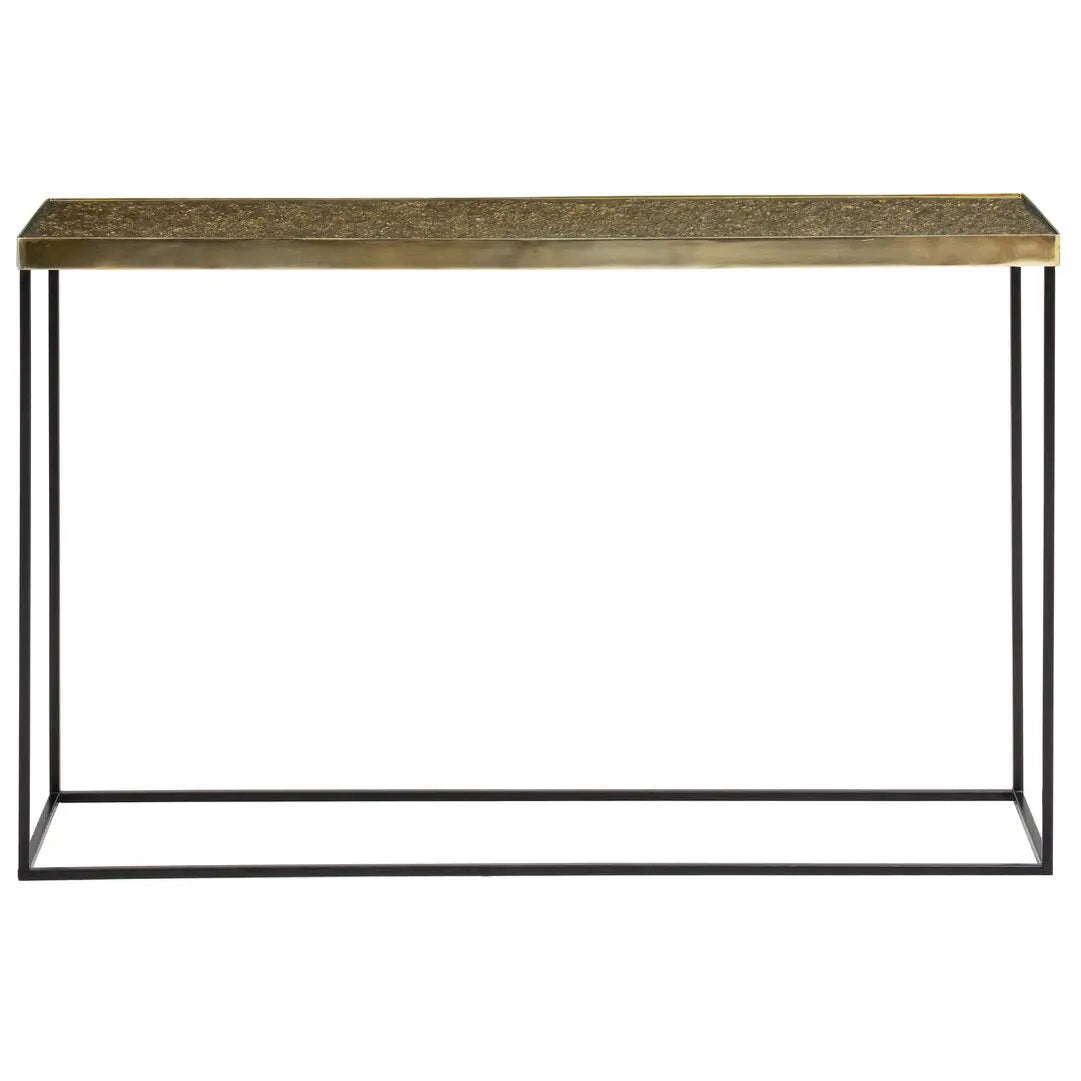 Akuba Gold Console Table   Nicholas John Interiors