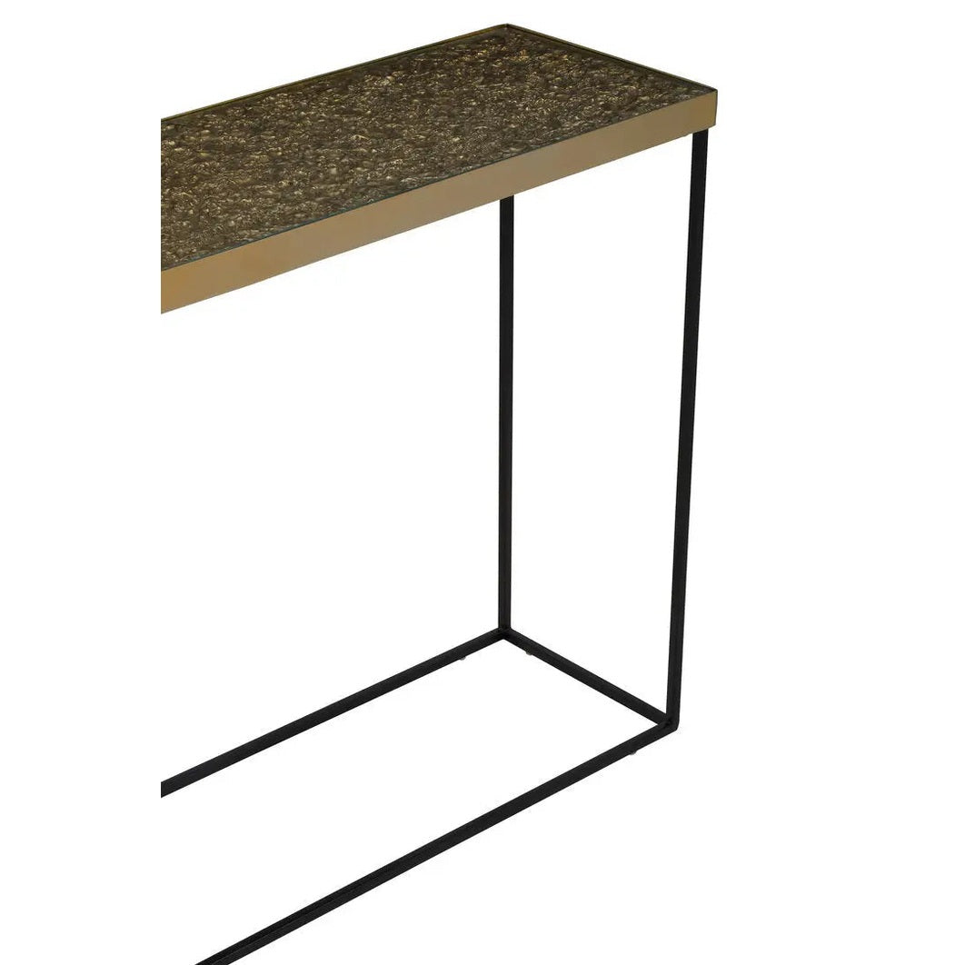 Akuba Gold Console Table   Nicholas John Interiors