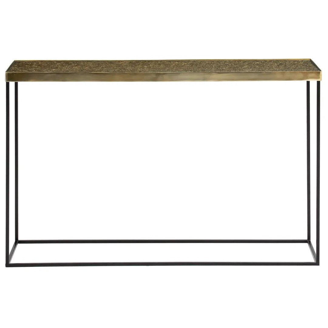 Akuba Gold Console Table   Nicholas John Interiors