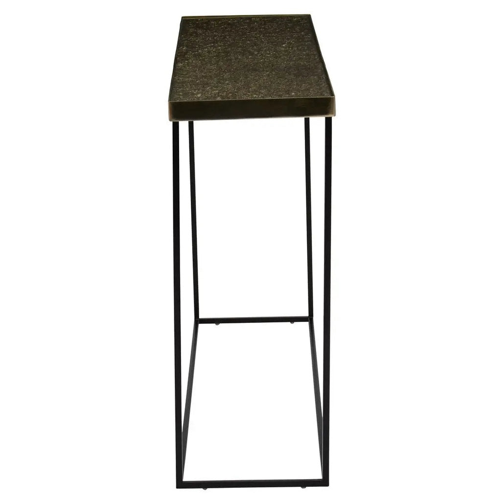 Akuba Gold Console Table   Nicholas John Interiors