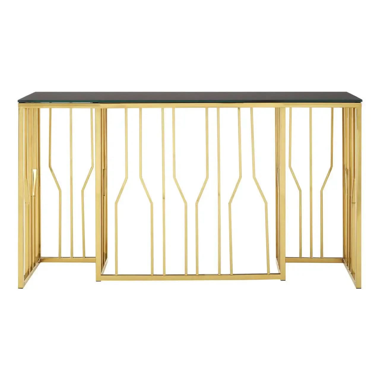 Alivio Hexagonal Console Table   Nicholas John Interiors