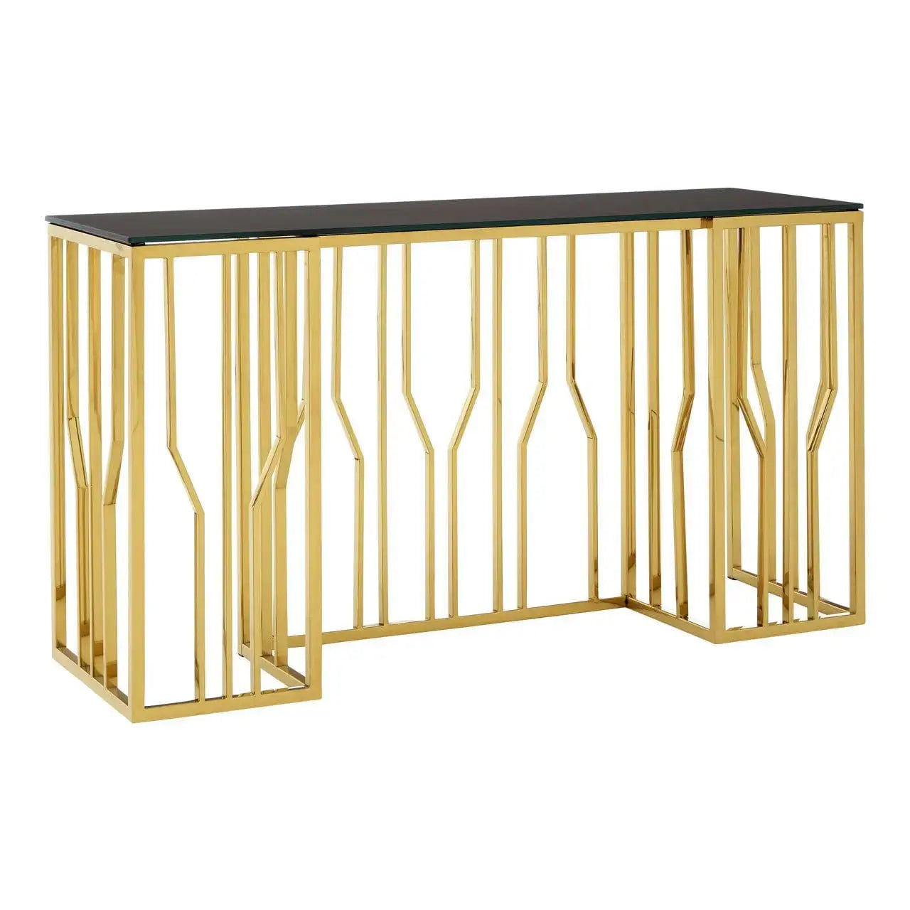 Alivio Hexagonal Console Table   Nicholas John Interiors