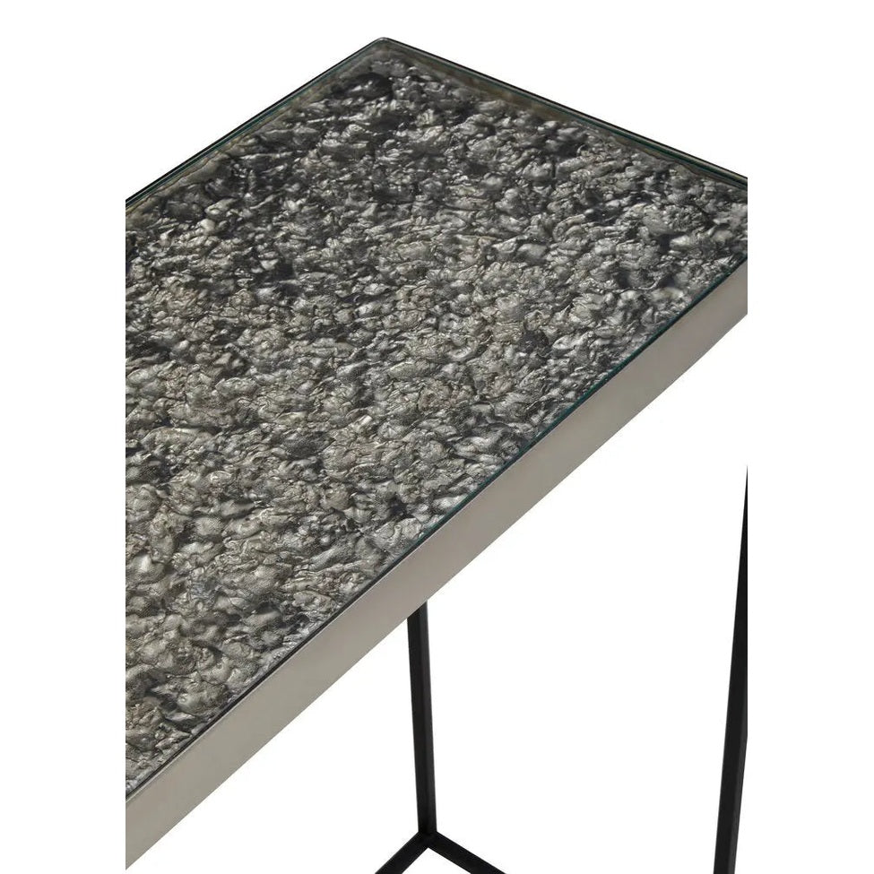 Aloka Silver Console Table   Nicholas John Interiors