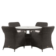Alscot 4 Seater Round Dining Set