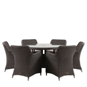 Alscot 6 Seater Round Dining Set   Nicholas John Interiors