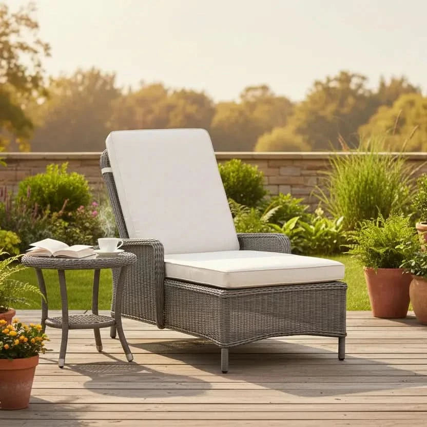 Alscot Lounger   Nicholas John Interiors