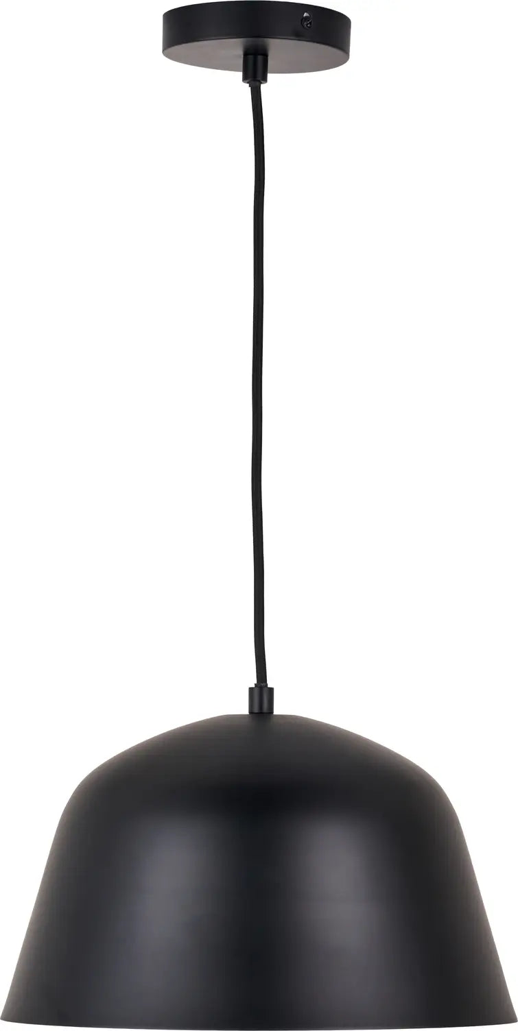 Amalie Black Metal Retro Pendant  Nicholas John Interiors