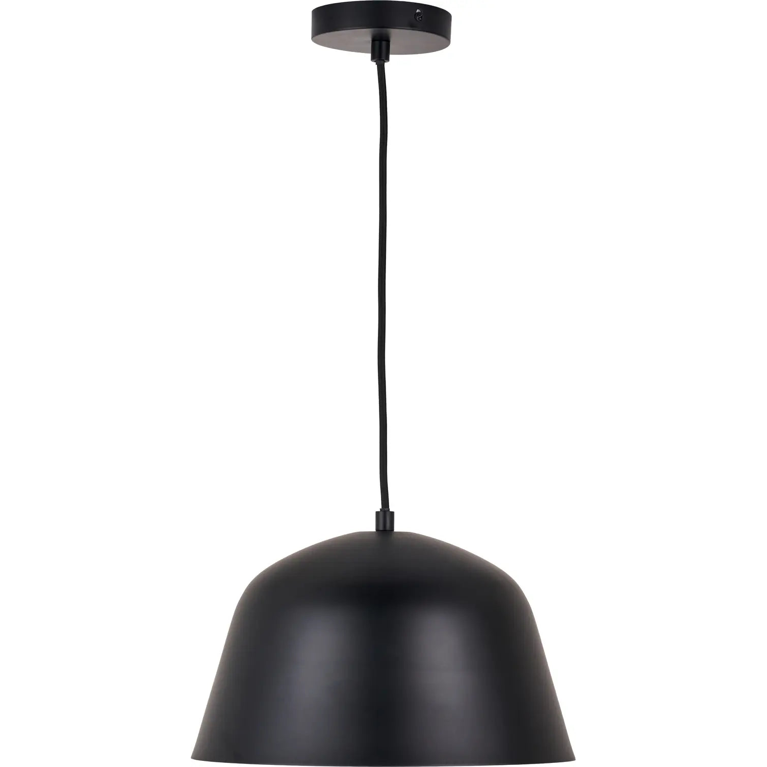 Amalie Black Metal Retro Pendant