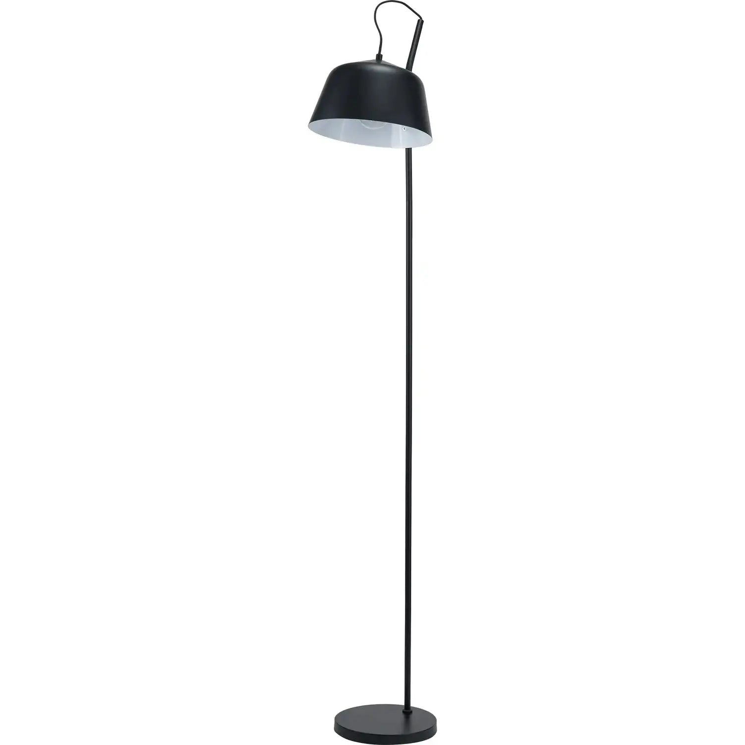Amalie Black Metal Retro Task Floor Lamp   Nicholas John Interiors
