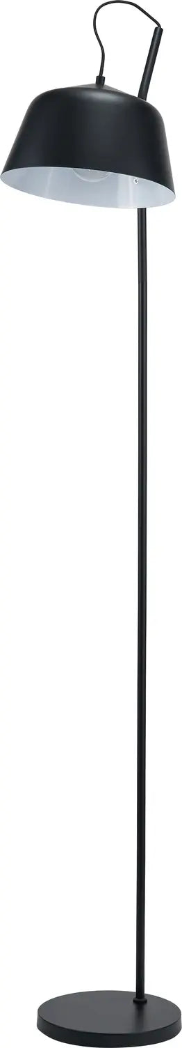 Amalie Black Metal Retro Task Floor Lamp  Nicholas John Interiors
