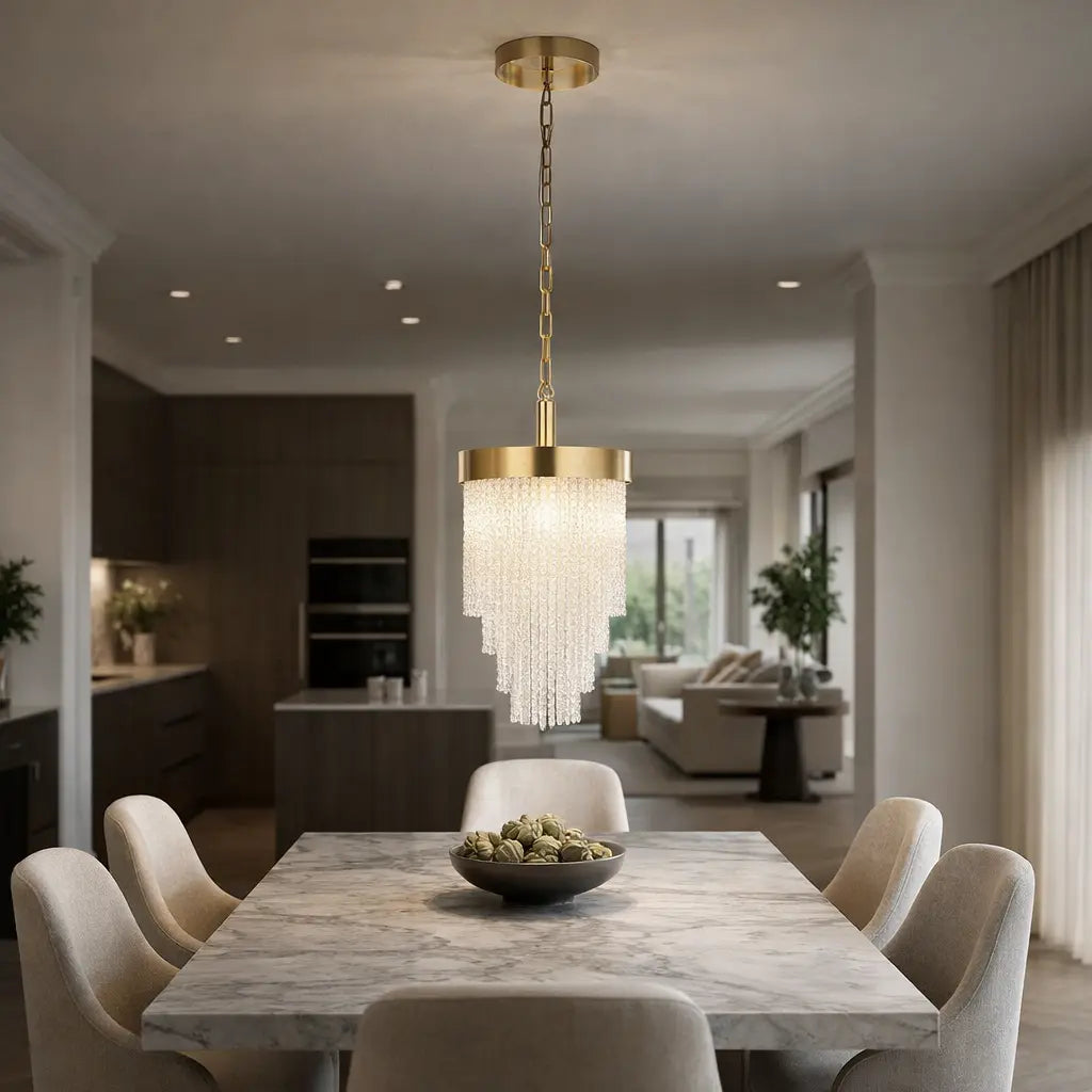 Anistara 1 Pendant Light Brushed Aged Brass   Nicholas John Interiors