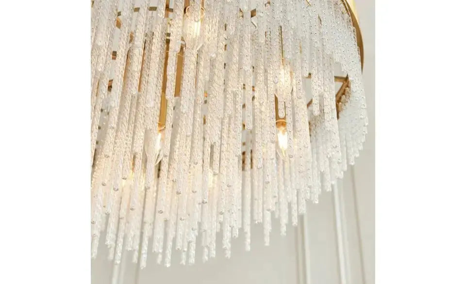 Anistara 5 Pendant Light Brushed Aged Brass   Nicholas John Interiors