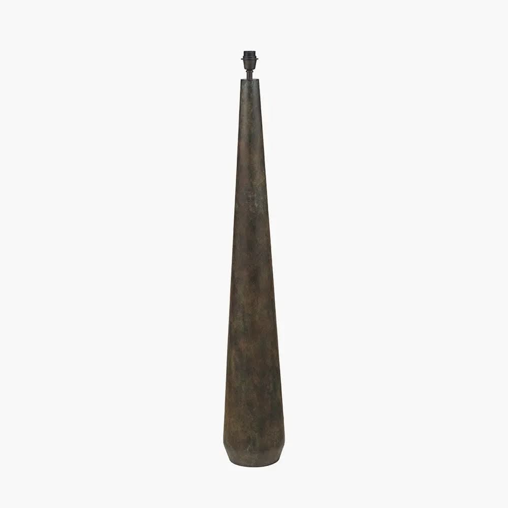 Arbor Verdi Gris Metal Conical Floor Lamp Base  Nicholas John Interiors