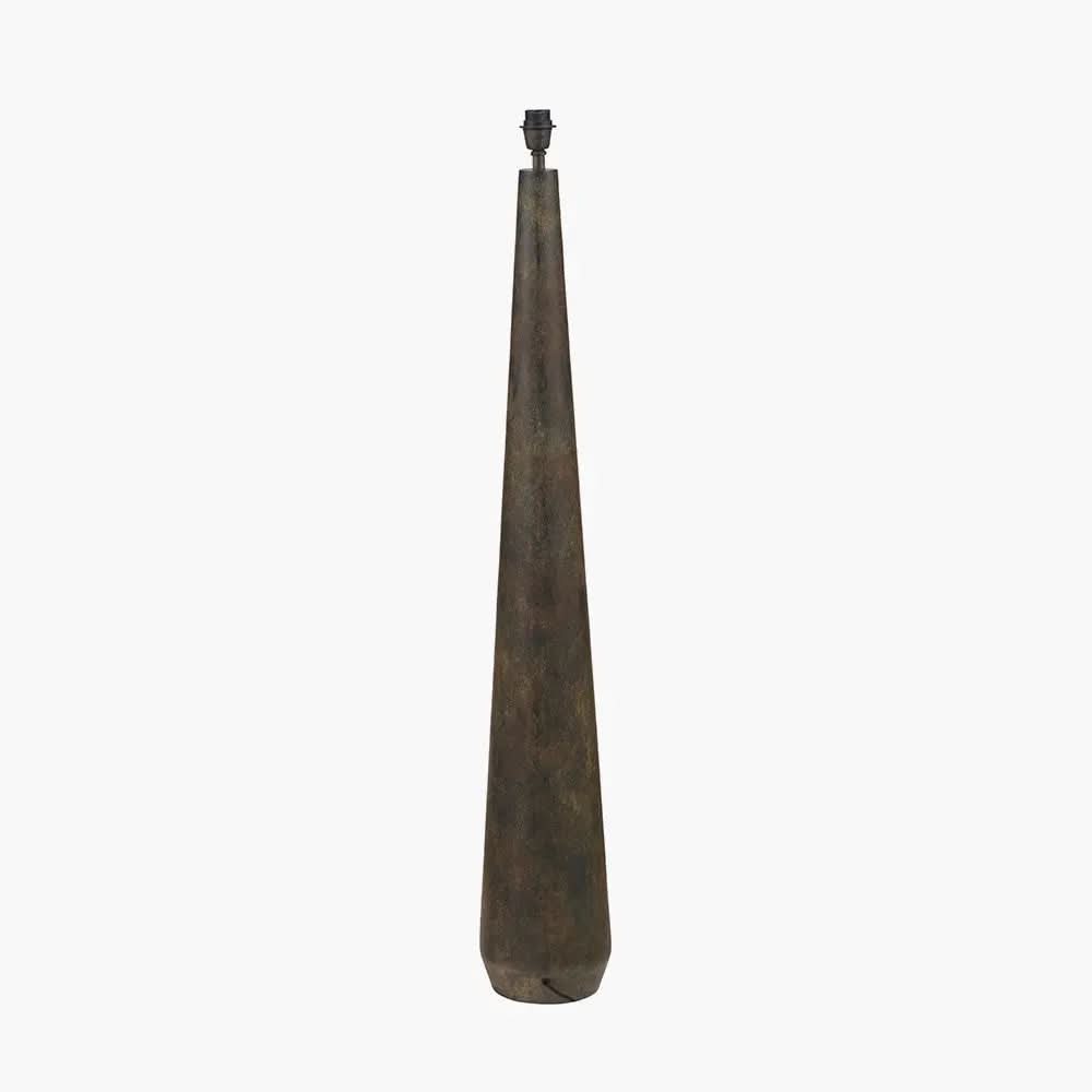 Arbor Verdi Gris Metal Conical Floor Lamp Base  Nicholas John Interiors