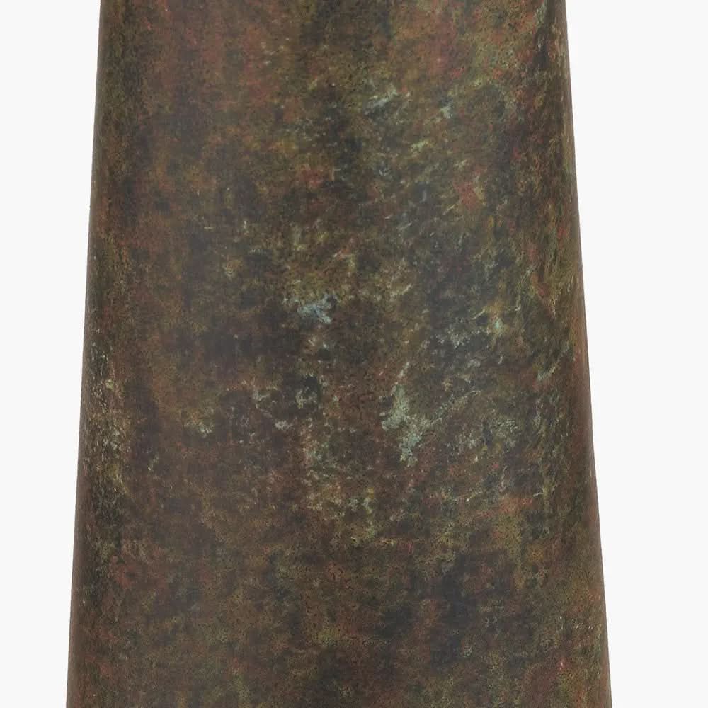 Arbor Verdi Gris Metal Conical Floor Lamp Base  Nicholas John Interiors