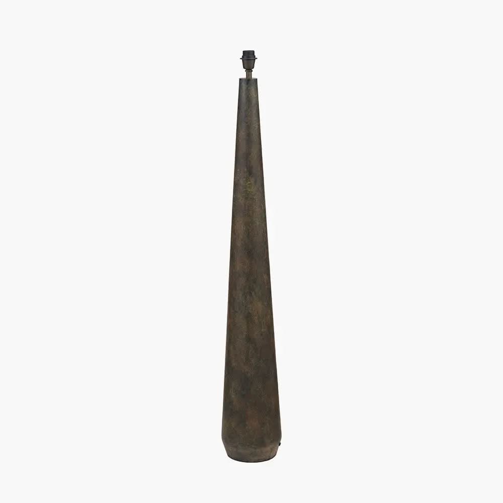 Arbor Verdi Gris Metal Conical Floor Lamp Base  Nicholas John Interiors