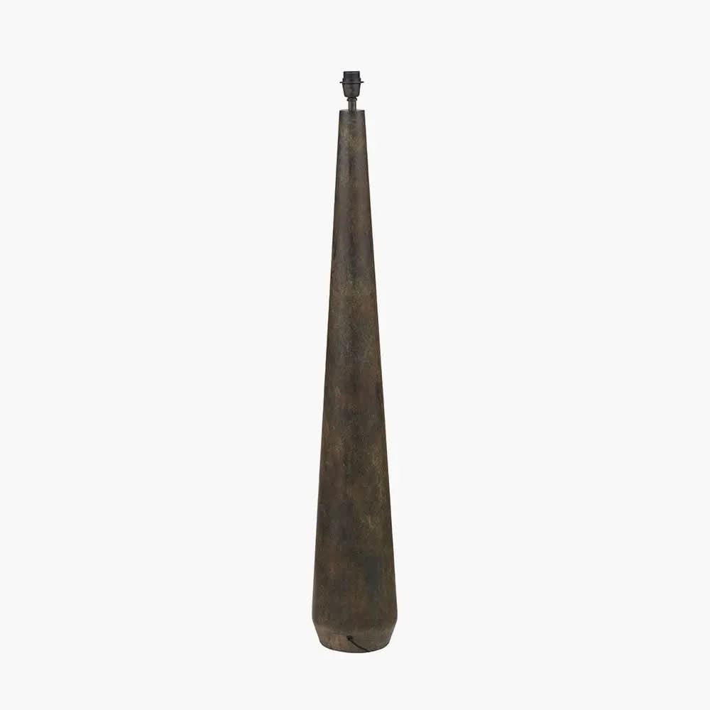 Arbor Verdi Gris Metal Conical Floor Lamp Base  Nicholas John Interiors
