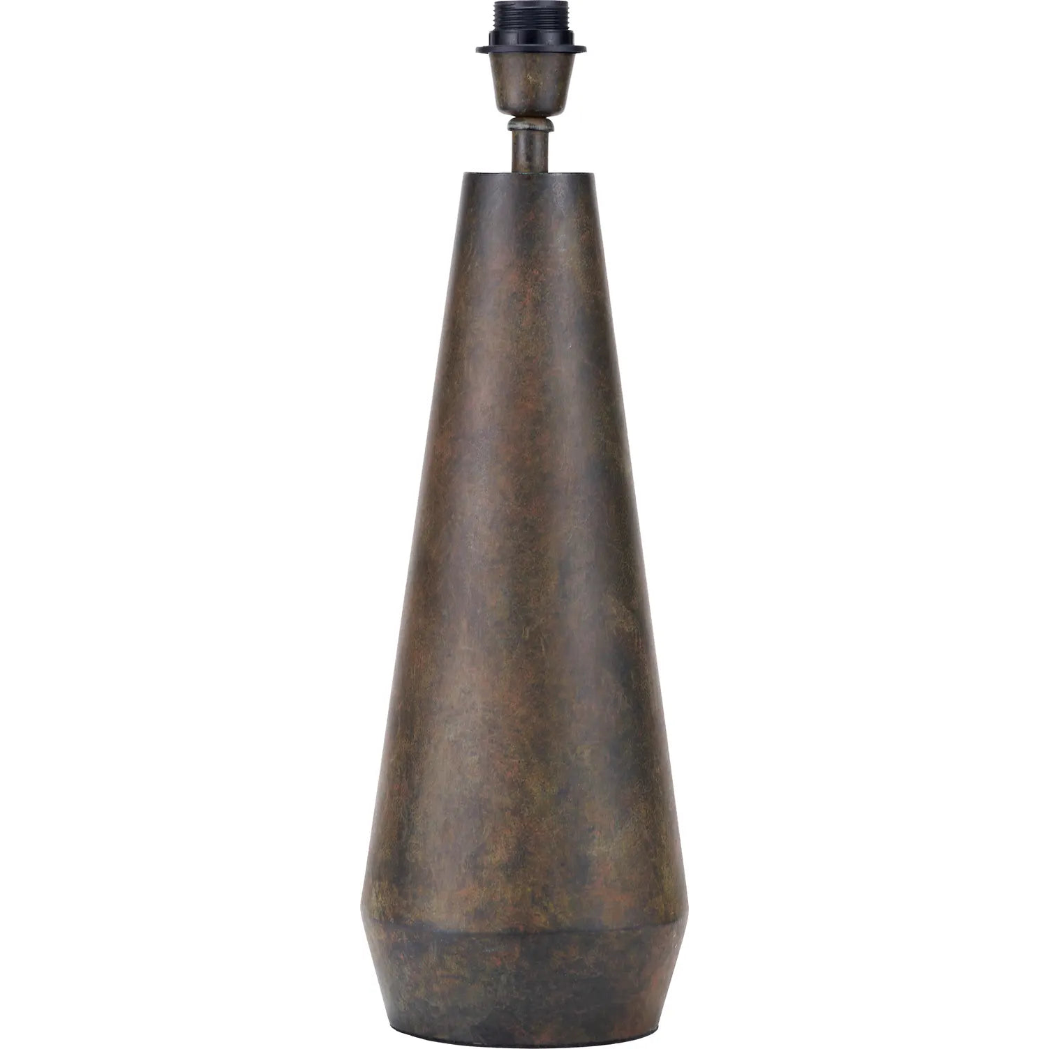 Arbor Verdi Gris Metal Conical Table Lamp Base  Nicholas John Interiors