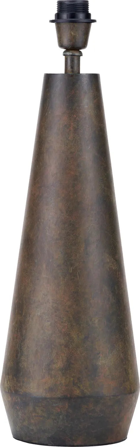 Arbor Verdi Gris Metal Conical Table Lamp Base  Nicholas John Interiors