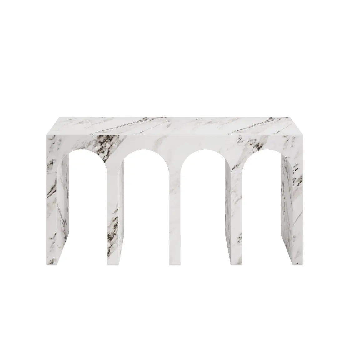Ashford & Grey Archie Calacatta Console Table  Nicholas John Interiors