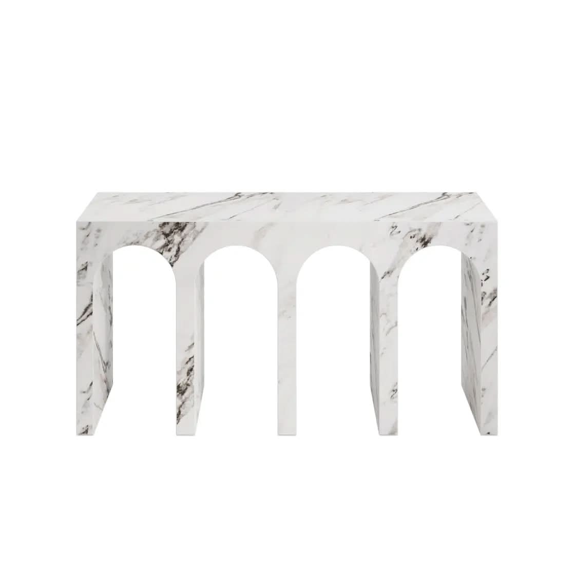 Ashford & Grey Archie Calacatta Console Table  Nicholas John Interiors