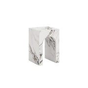 Ashford & Grey Archie Calacatta Side Table  Nicholas John Interiors