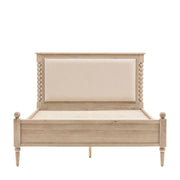 Aria King Bed in Oak   Nicholas John Interiors