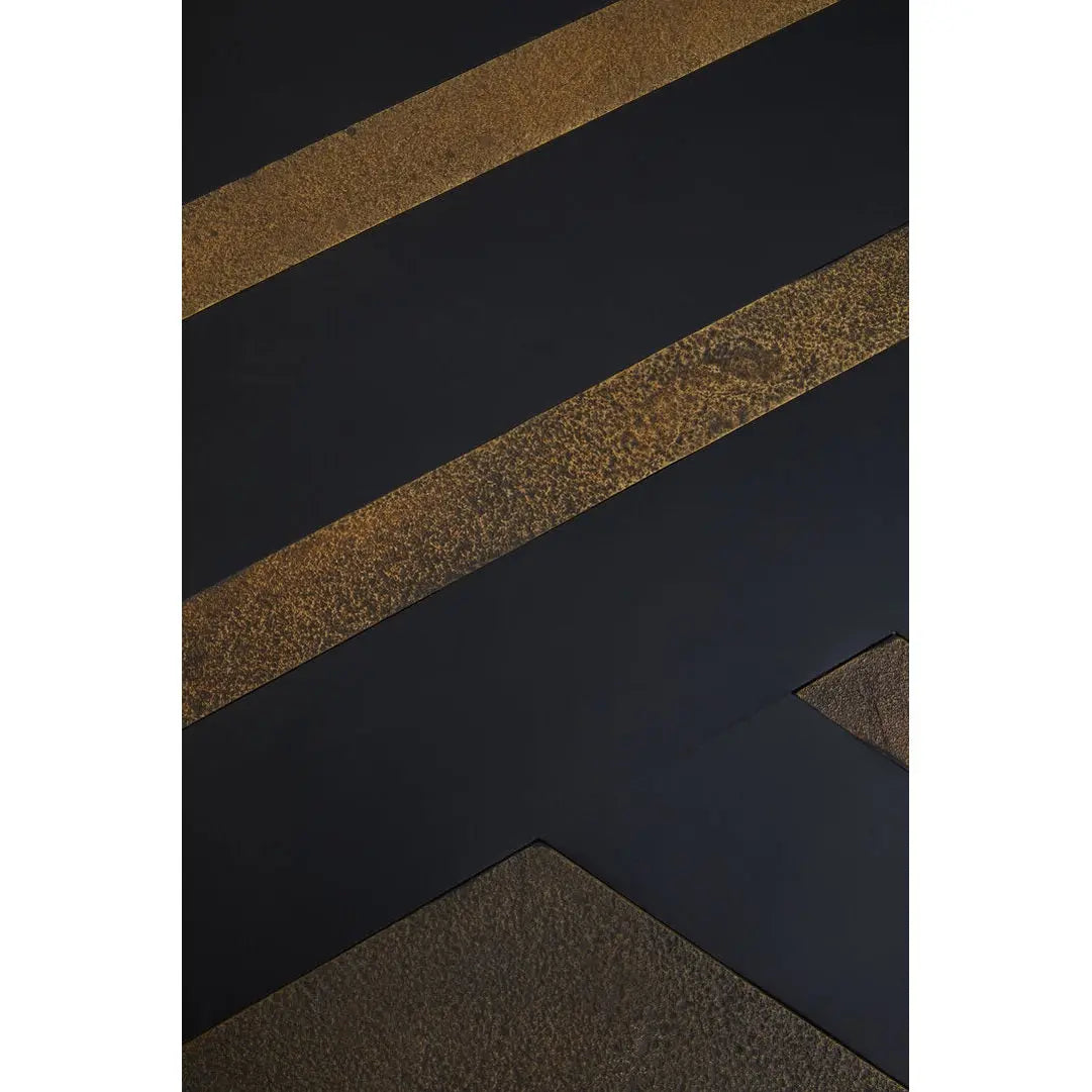 Arissa Black and Gold Coffee Table   Nicholas John Interiors