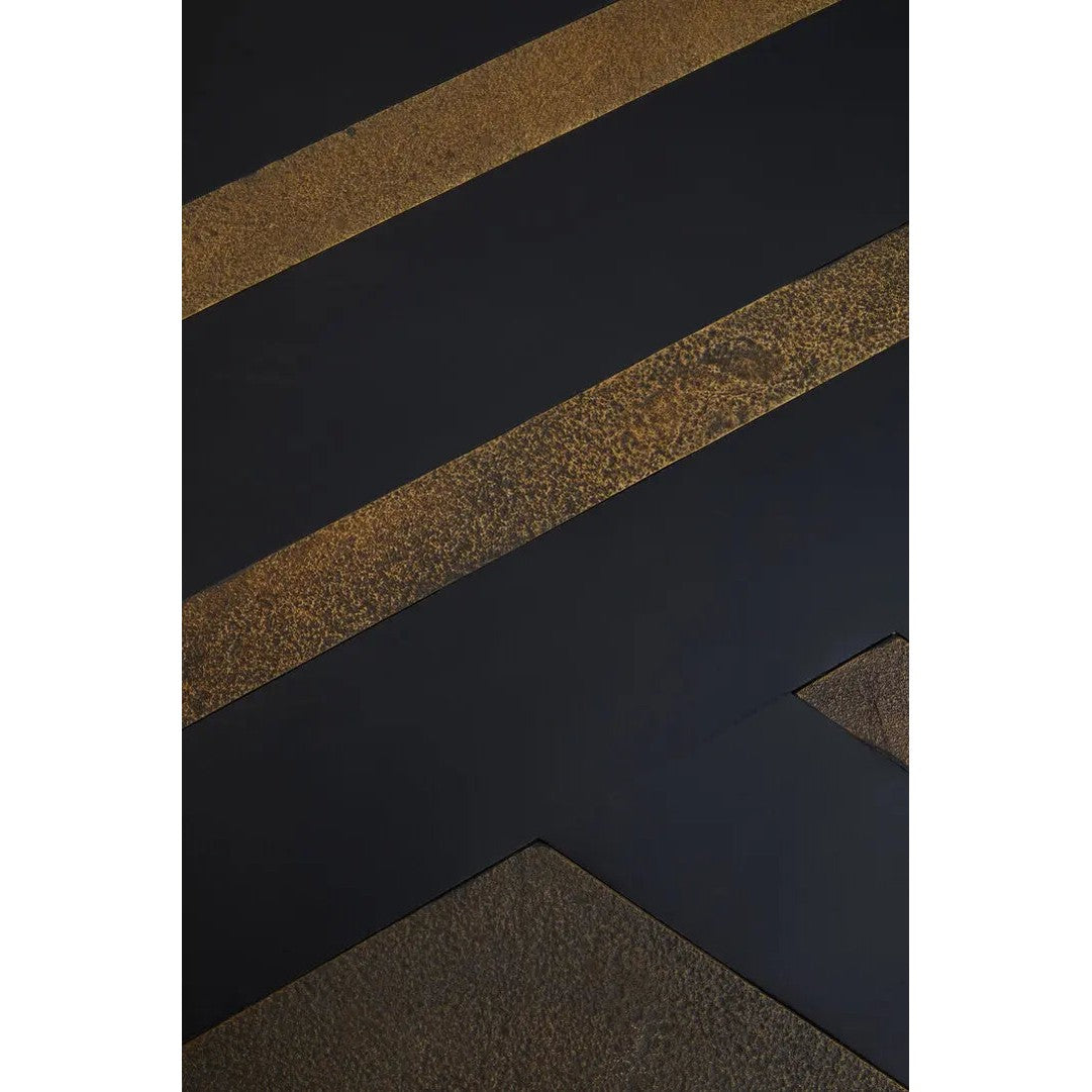 Arissa Black and Gold Coffee Table   Nicholas John Interiors