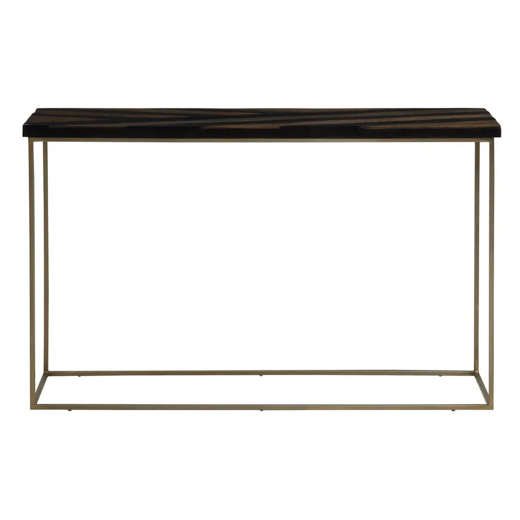 Arissa Black and Gold Console Table   Nicholas John Interiors