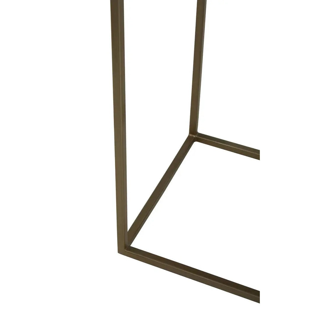 Arissa Black and Gold Console Table   Nicholas John Interiors