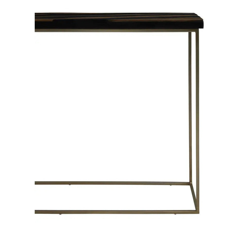 Arissa Black and Gold Console Table   Nicholas John Interiors