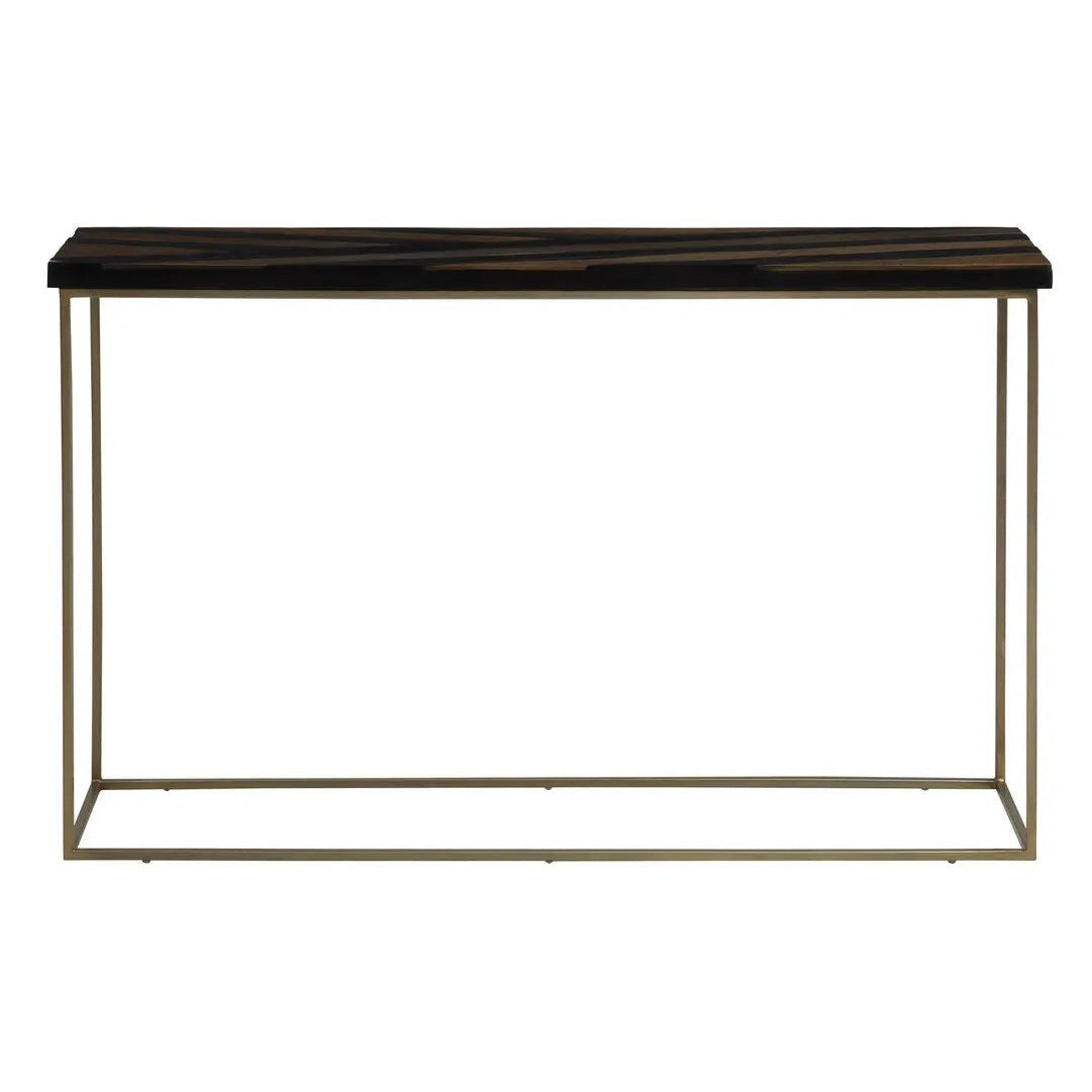 Arissa Black and Gold Console Table   Nicholas John Interiors