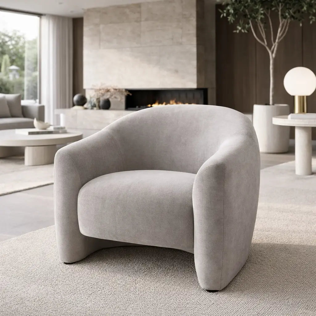 Arono Armchair - Verona Showers   Nicholas John Interiors