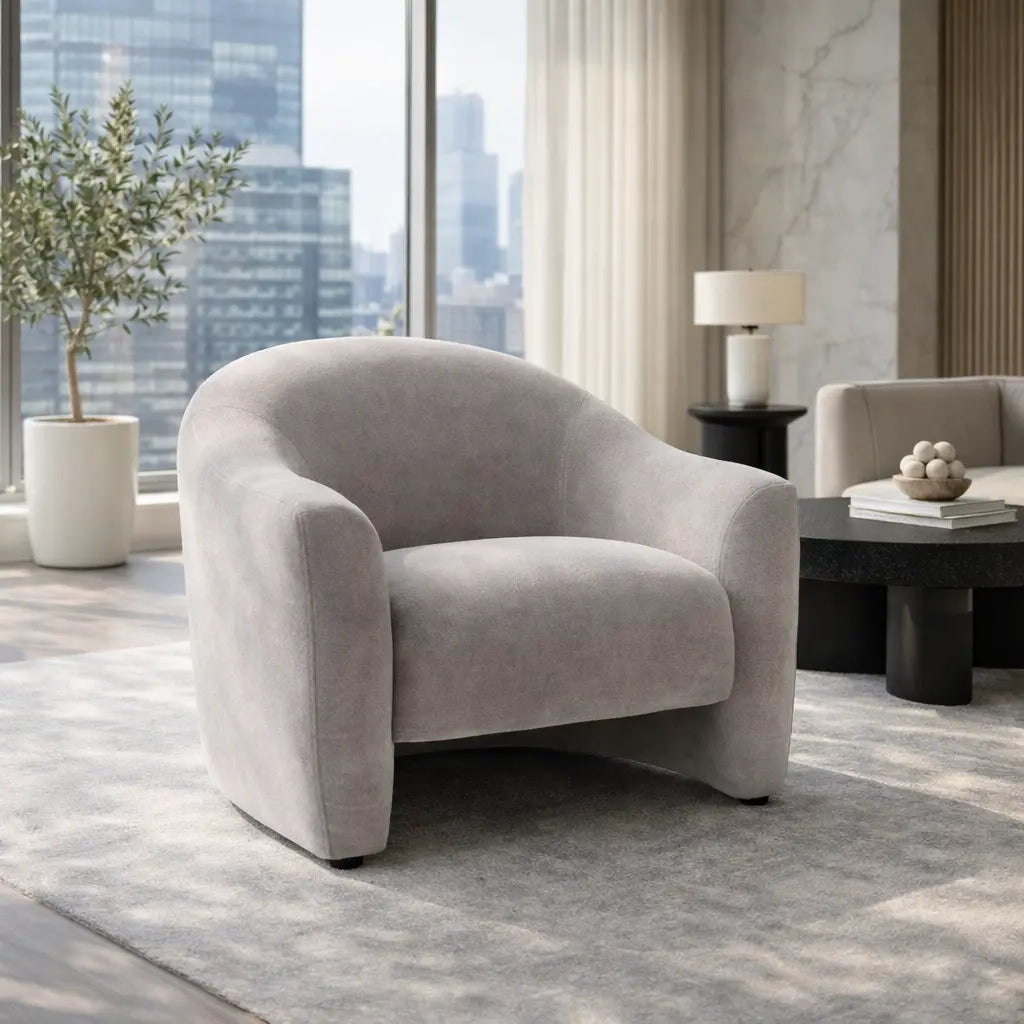 Arono Armchair - Verona Showers   Nicholas John Interiors