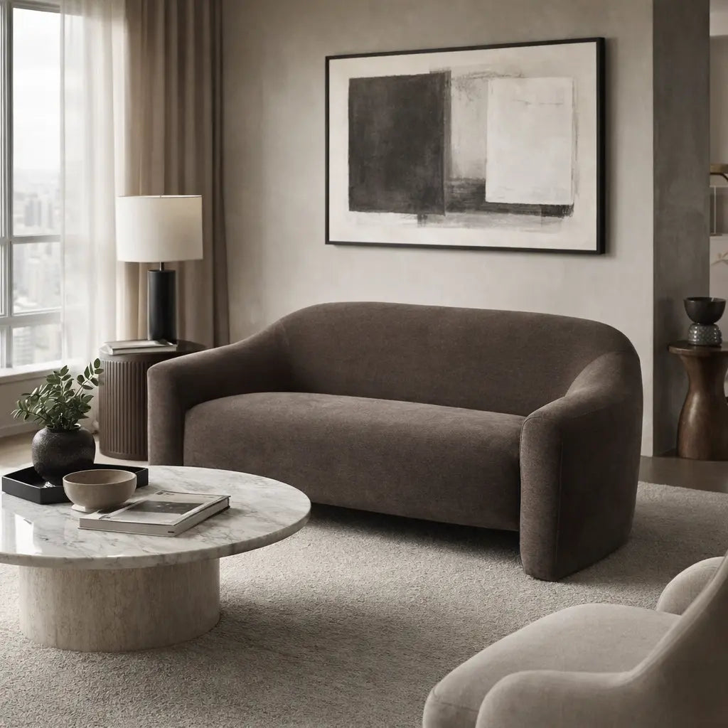 Arono Sofa 2 Seater - Verona Moody   Nicholas John Interiors