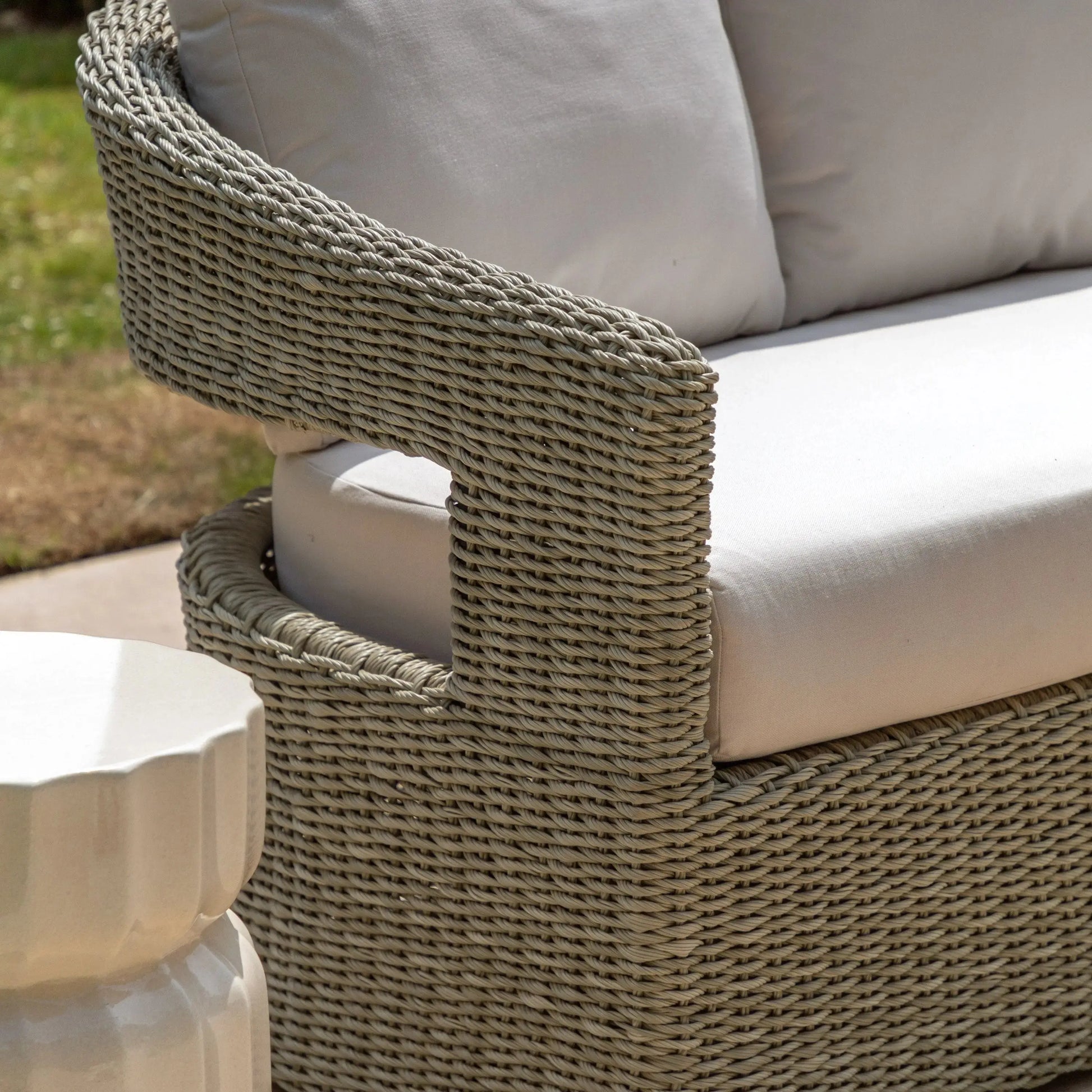 Arvello 3 Seater Outdoor Sofa   Nicholas John Interiors
