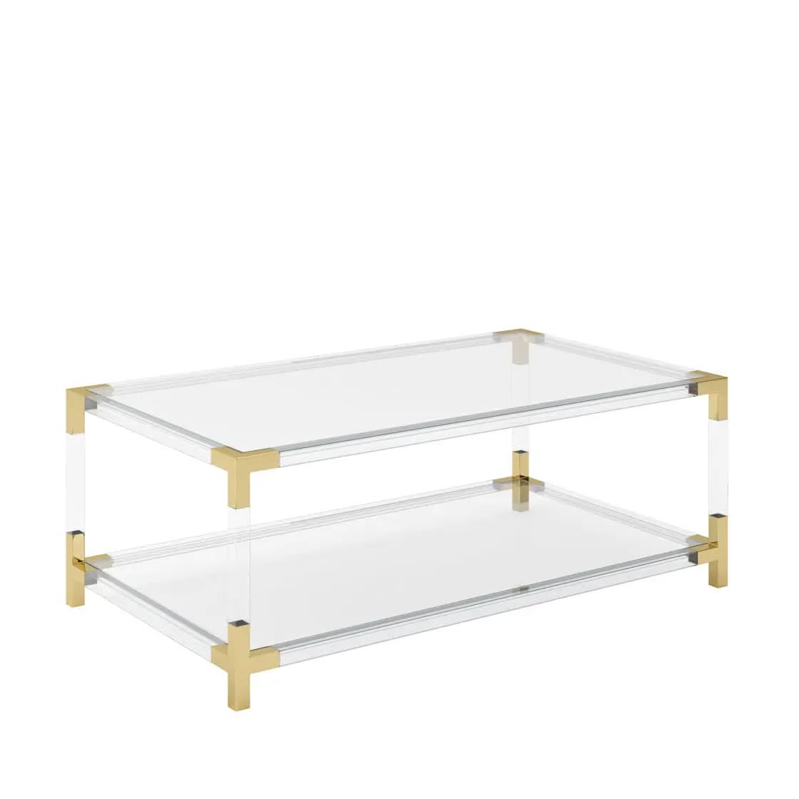Ashford & Grey Amangiri Clear Coffee Table   Nicholas John Interiors