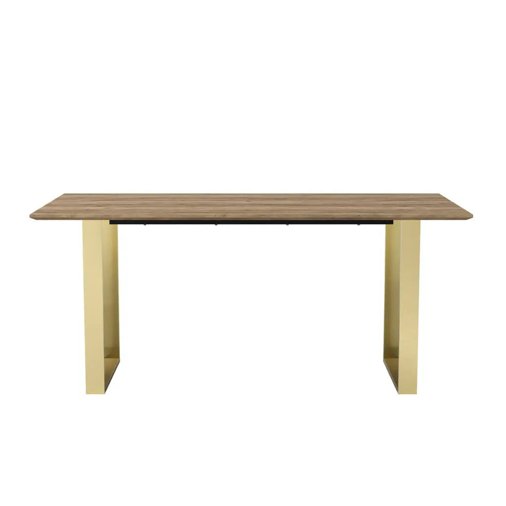 Ashford & Grey Antibes Russet & Gold Dining Table  Nicholas John Interiors