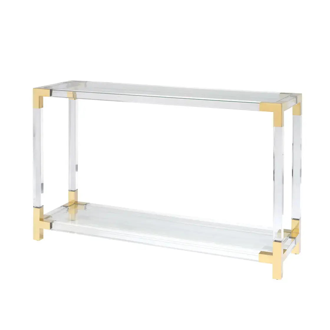 Ashford & Grey Ashford & Grey Amangiri Clear Console Table   Nicholas John Interiors