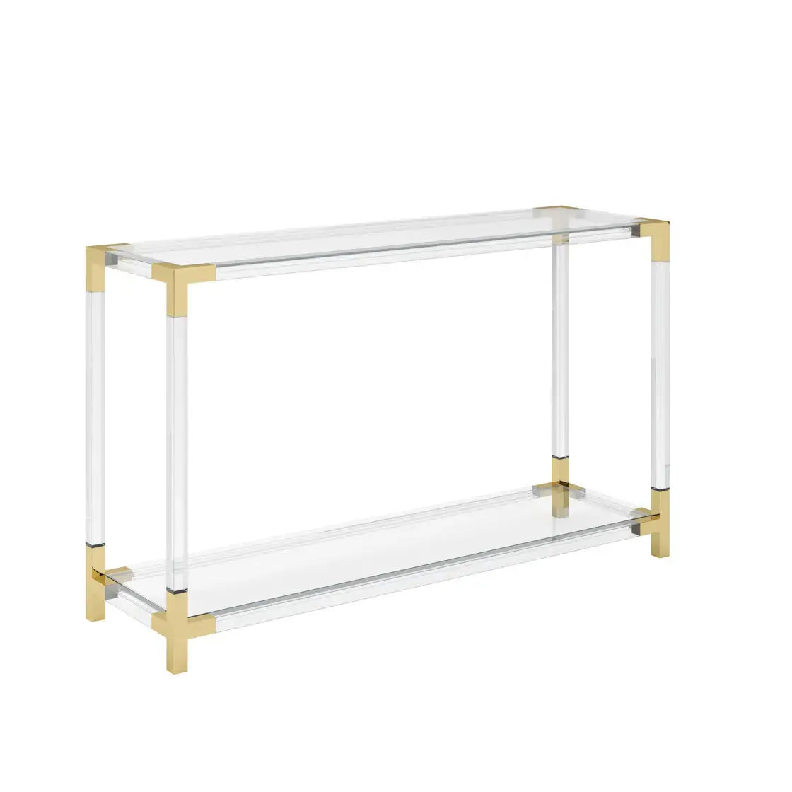 Ashford & Grey Ashford & Grey Amangiri Clear Console Table   Nicholas John Interiors