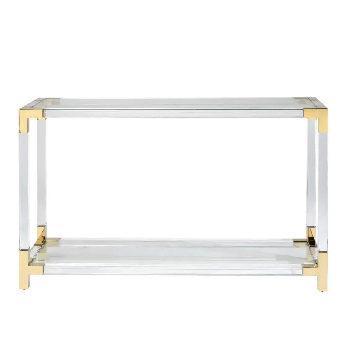 Ashford & Grey Ashford & Grey Amangiri Clear Console Table   Nicholas John Interiors