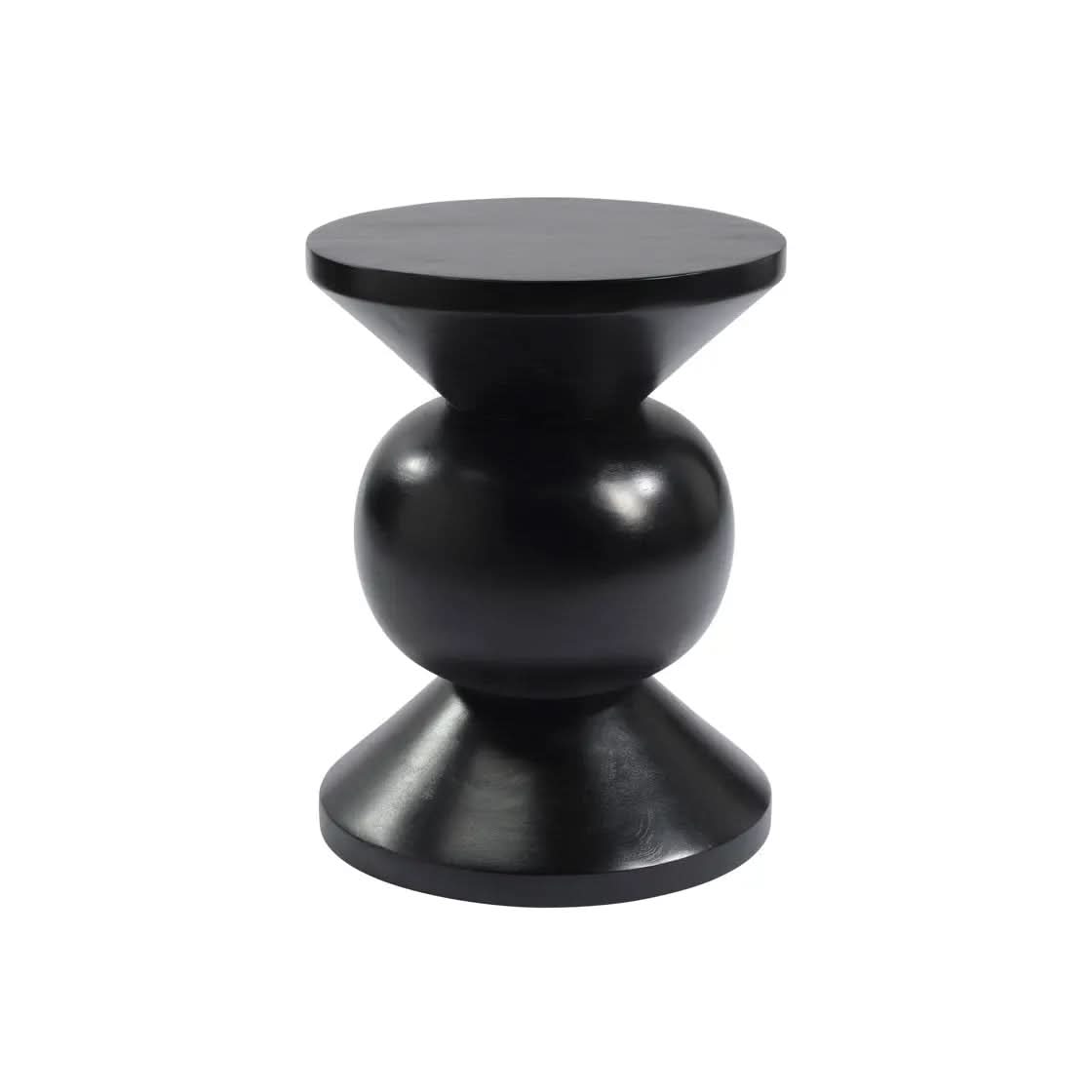 Ashford & Grey Baru Black Side Table   Nicholas John Interiors