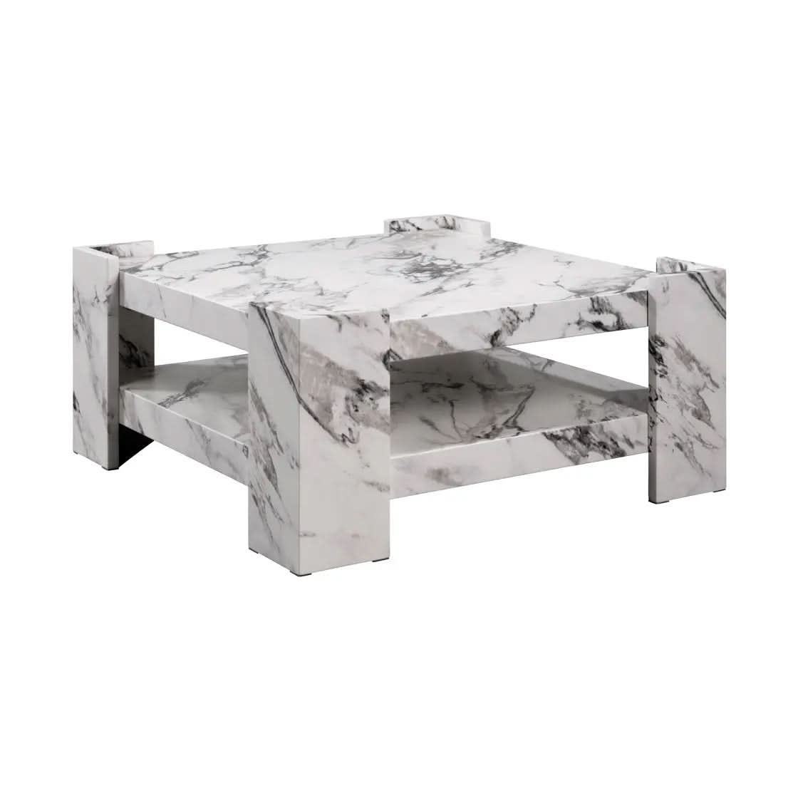 Ashford & Grey Bellagio Calacatta Coffee Table   Nicholas John Interiors