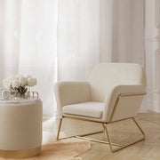 Ashford & Grey Charles Cream Chair   Nicholas John Interiors