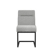 Ashford & Grey Cleaver Smoked Pearl and Black Set of 2 Dining Chairs   Nicholas John Interiors