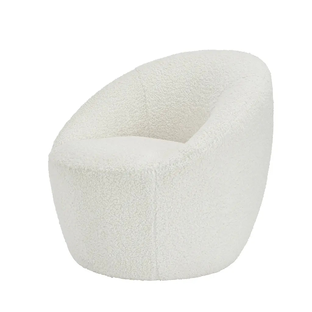 Ashford & Grey Cocoon White Chair   Nicholas John Interiors
