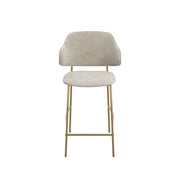 Ashford & Grey Dorchester Wheat and Gold Counter Stool   Nicholas John Interiors