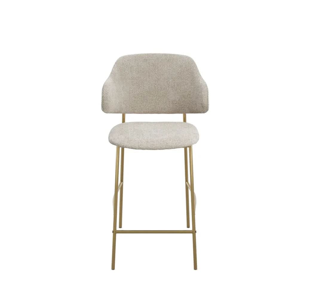 Ashford & Grey Dorchester Wheat and Gold Counter Stool   Nicholas John Interiors