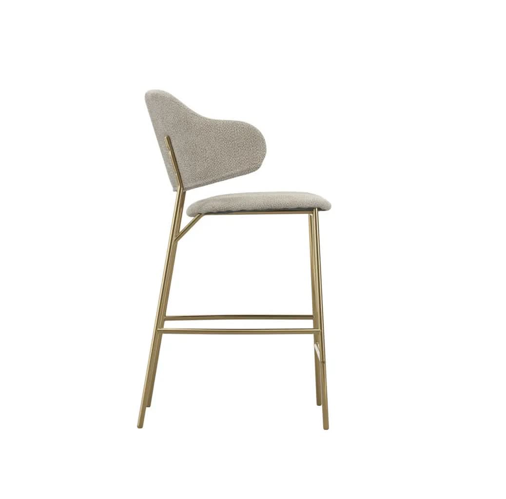 Ashford & Grey Dorchester Wheat and Gold Counter Stool   Nicholas John Interiors